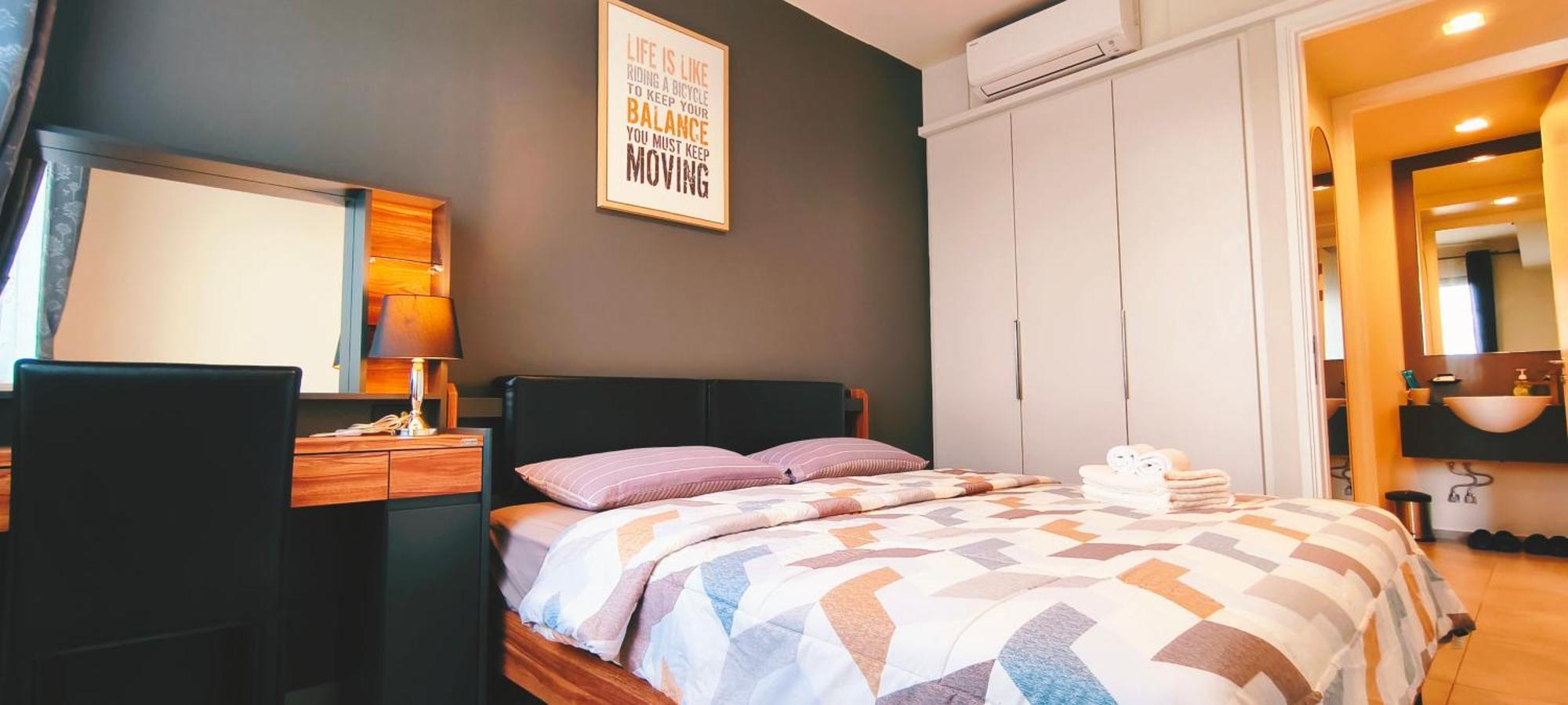 South Delux View Near Walking Street Apartemen Pattaya